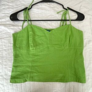 Womens lime green top